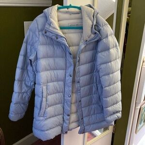 Eddie Bauer Women's Light Blue Puffer Jacket